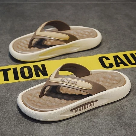 Dép Xỏ Ngón Nam Nữ Đế Dày Chống Trượt, Dép Tông Unisex Dáng Thể Thao Đi Biển